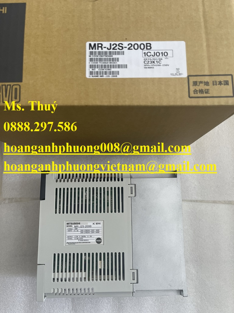 Hàng chuẩn Japan - Mitsubishi MR-J2S-200B - Nhập khẩu